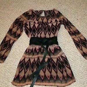 Express Tribal Print Dress
